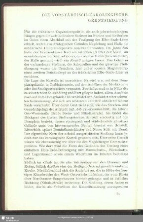 Die Vorstädtisch-Karolingische Grenzsiedlung