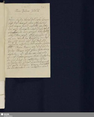 Bl. 303. SvC, Wilhelmine an SvC, Julius