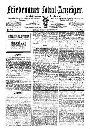 Nr. 268, 13.11.1911