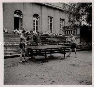 Berlin, Sport und Arbeit im Lazarett, Sport und Spiel, Tischtennis