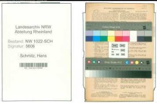 Entnazifizierung Hans Schmitz , geb. 07.12.1906 (Studienrat)