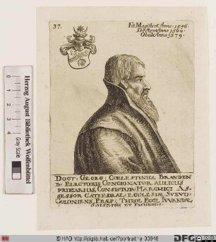 Bildnis Georg Coelestinus (eig. Himmlisch od. Himmel)