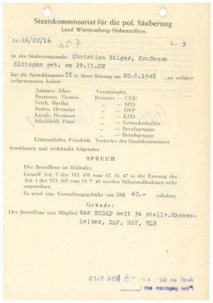 Bilger, Christian