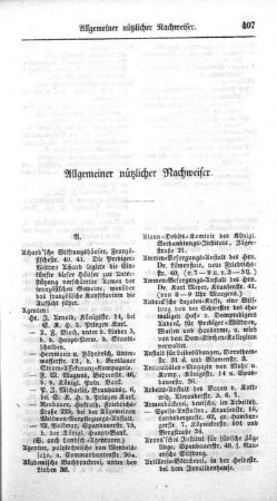 Allgemeiner nützlicher Nachweiser