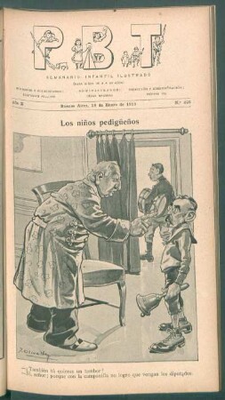 Los niños pedigüeños - [Caricatura]