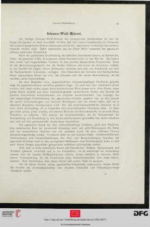Schwarz-Weiß-Malerei