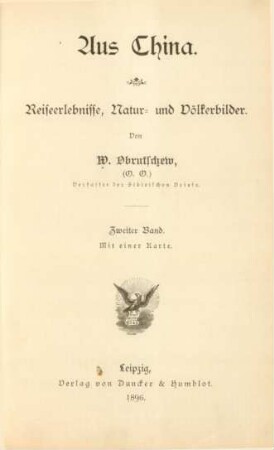 Bd. 2: Aus China : Reiseerlebnisse, Natur- und Völkerbilder