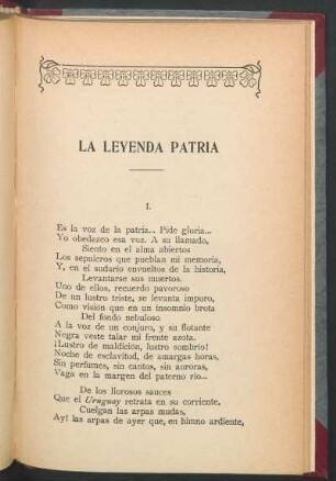 La leyenda patria