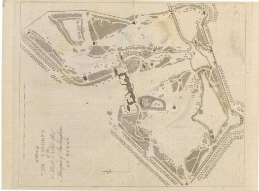 A Plan of The Gardens of the Most Noble the Marquis of Buckingham At Stowe.