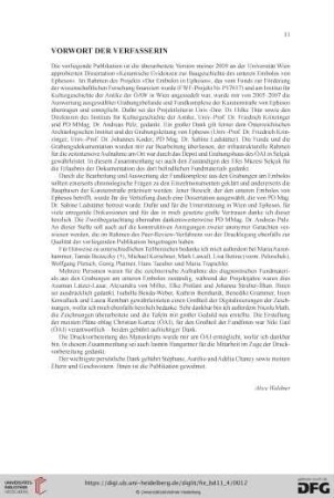Vorwort der Verfasserin