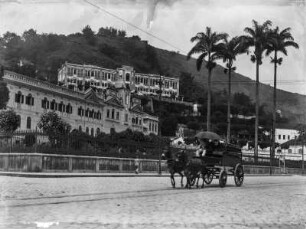 Santos, Hospital, Ansicht mit Pferdefuhrwerk
