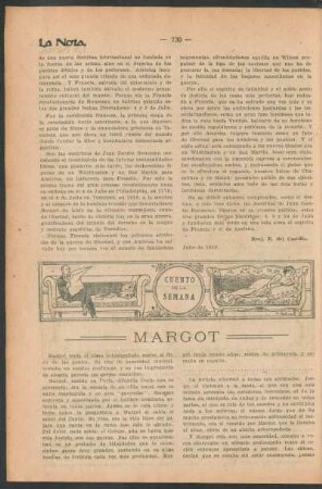 Cuento de la semana : Margot