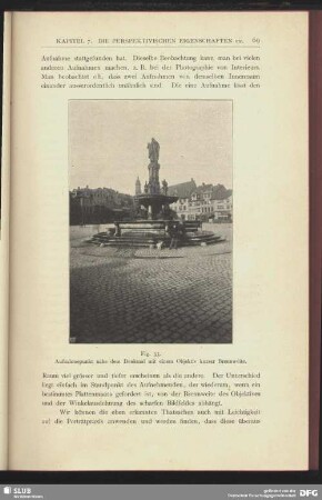 Aufnahmepunkt nahe dem Denkmal mit einem Objektiv kurzer Brennweite