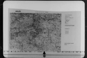 Aalen (Forstbezirksnr. 170): Bildflugnr. 009 Flugstreifen 1a-12, Ostalb, Bildflugcode 170009000, Maßstab unbekannt