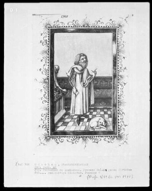 Jacobus Palladini de Anacharano, Prozeß des Teufels Belial mit Christus; der 'Grüne Teufel' — Jesaias