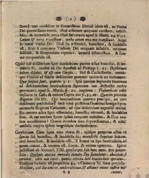 Theses theol. de spe, et charitate