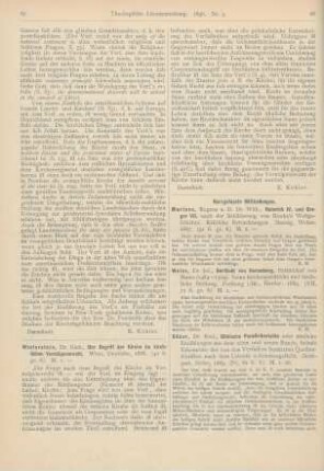 68 [Rezension] Weiss, Jos., Berthold von Henneberg, Erzbischof von Mainz (1484 - 1504). Seine kirchenpolitische und kirchliche Stellung