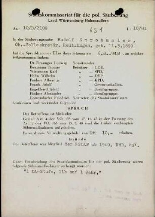 Strohmaier, Rudolf
