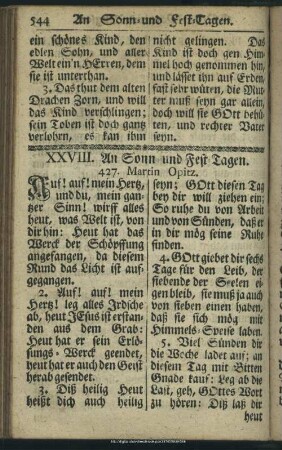 XXVIII. An Sonn und Fest-Tagen