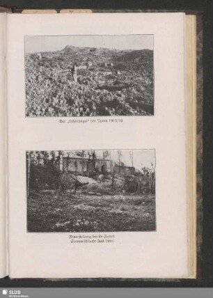 Der „Lehmhügel“ bei Ypern 1915/16