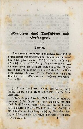 Swift's humoristische Werke : Vollständig in drei Bänden, 1. Vermische prosaische Schriften
