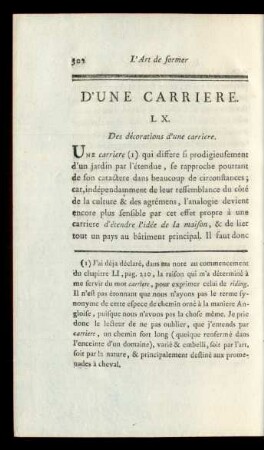 D'Une Carriere.