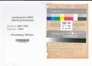 Entnazifizierung Wilhelm Kreutzberg , geb. 18.02.1889 (Polizeibeamter)