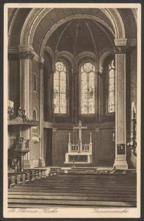 Ansichtskarte "St. Thomas-Kirche", Innenansicht [1/3]