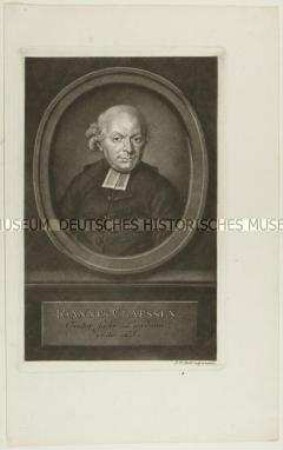 Porträt des niederländischen Predigers Johannes Claessen
