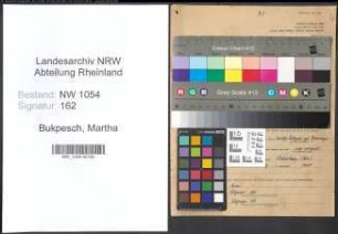 Entnazifizierung Martha Bukpesch , geb. 08.04.1889 ()