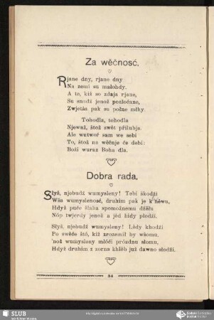 Za wěčnosć