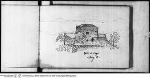 Skizzenbuch Capri, Sizilien, Haus auf Capri