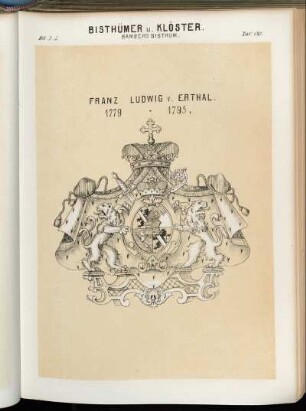 Taf. 121. Bamberg Bisthum. - Franz Ludwig v. Erthal. 1779 - 1795
