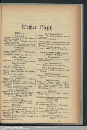 Weißer Hirsch