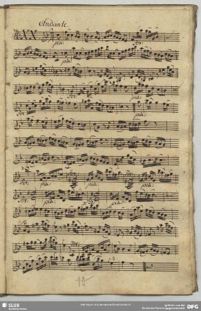20. Anonymus, Andante, F-Dur