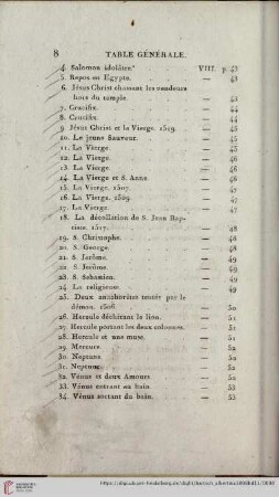 Table générale