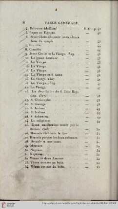 Table générale