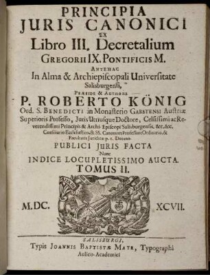 2: Principia Iuris Canonici. 2
