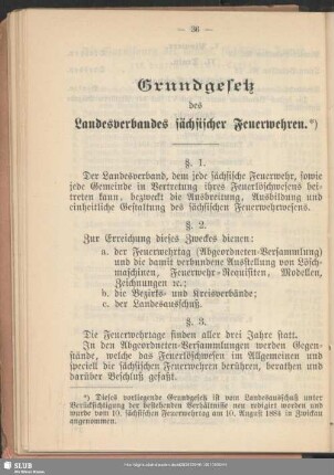 Grundgesetz des Landesverbandes sächsischer Feuerwehren