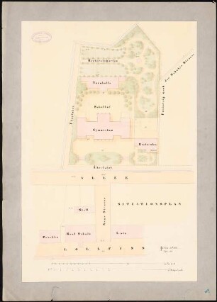 Domschule (Gymnasium), Schleswig: Lageplan