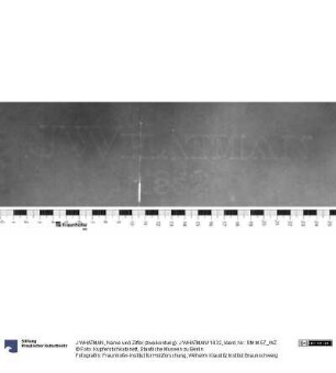Name und Ziffer (zweikonturig): J WHATMAN/ 1832