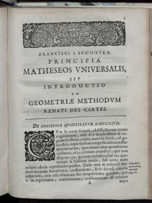 Principia Matheseos Universalis.