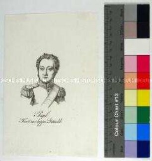 Porträt von Leopold II. Fürst zur Lippe-Detmold