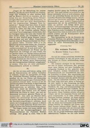 1: Die weissen Farben [2]