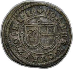 Halbbatzen des Bischofs von Würzburg Johann Christoph v. Westerstetten, 1. Hälfte 17. Jahrhundert