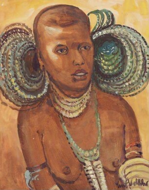 Wambugu-Frau mit 116 Ohrringen