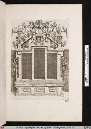 [Dreigeteiltes Fenster mit Vögeln. Band III.]