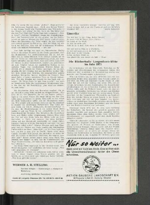 Die Bücherhalle Langenhorn-Mitte im Jahr 1973