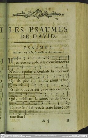 Les Psaumes De David