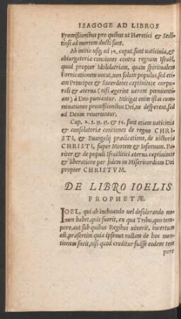 De Libro Ioelis Prophetae.